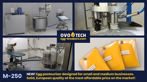 Pasteurizer For Small Producers Egg Breakers Egg Centrifuges Egg