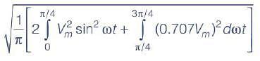 The Waveform Shown In Solid Line Is Obtained By Clipping A Full Wave