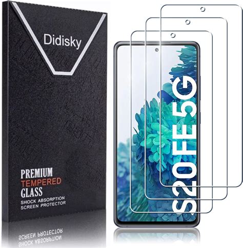 Didisky Tempered Glass Screen Protector For Samsung Galaxy S20 Fe S20