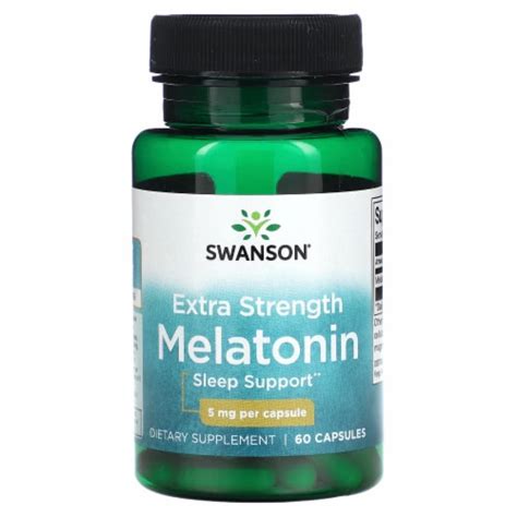 Swanson Extra Strength Melatonin Drug Free Mg Caps Mg