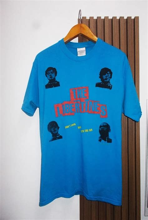 Rare The Libertines Band T Shirt Mens Fashion Tops And Sets Tshirts