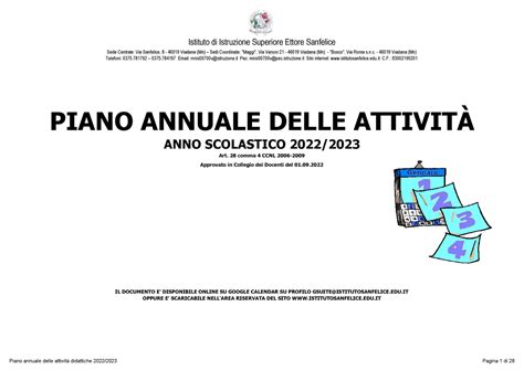 202223 Sanfelice Piano Annuale Attivita 0 FORMAZIONE SUL REGISTRO