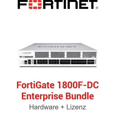 Fortinet Fortigate F Dc Enterprise Bundle Hardware License