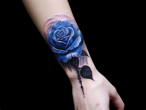 Blue Rose Tattoo Meaning: Symbolism and Artistry