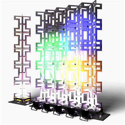 Stage Decor Modular Wall Column D Model By Akerstudio