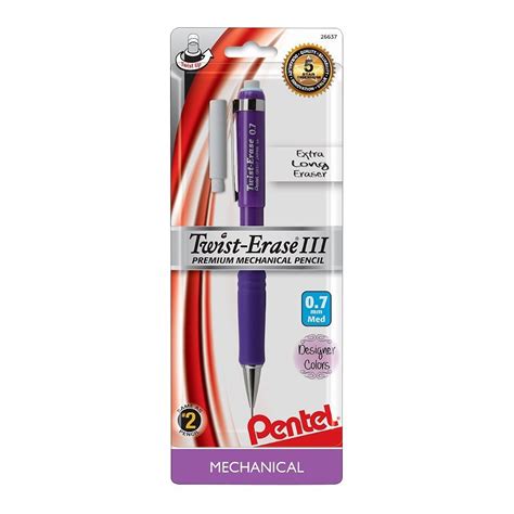 Pentel Twist Erase III Mechanical 2 Pencil 7mm 1 Ct Shipt