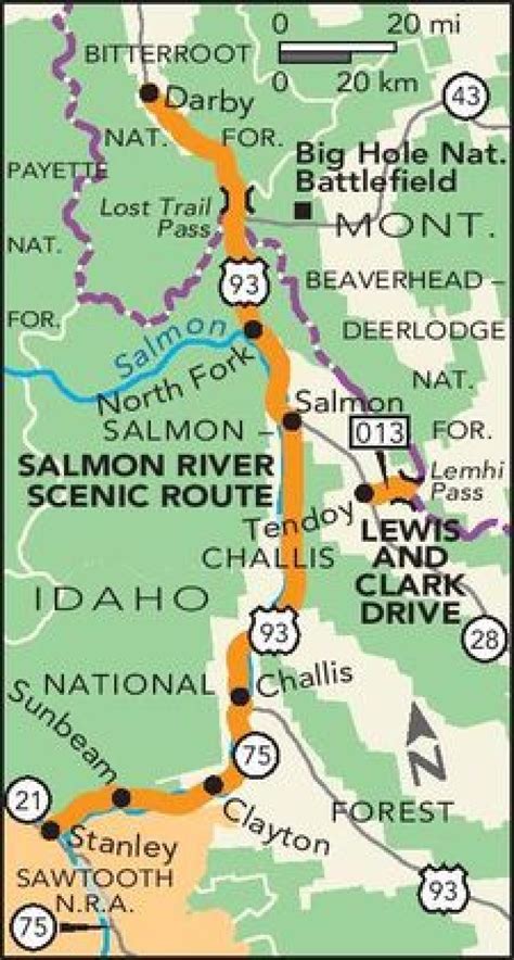 Salmon River Scenic Route Road Trip National Geographic Montana