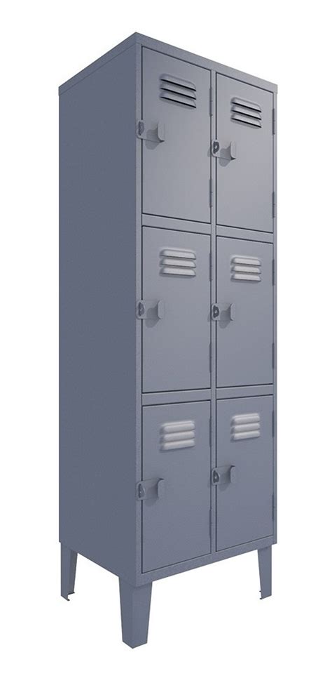 Locker Casillero 2 Cuerpo 6 Puerta Metálico Mym Lockers Mercado Libre