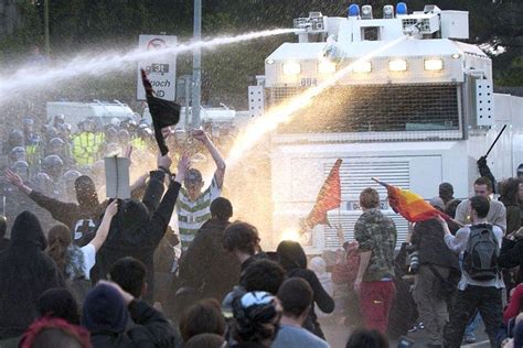 chief constables demand water cannon  case  austerity unrest
