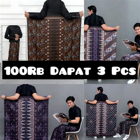 Terlaris Pcs Rb Sarung Batik Gus Iqdam Viral Pekalongan Muslim