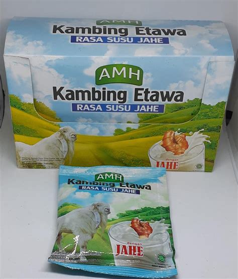 Bok Susu Kambing Ettawa Full Cream Amh Plus Jahe Bok Isi Saset