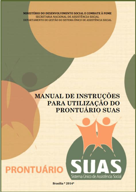 Baixe o PDF Manual do Prontuário SUAS Blog do GESUAS