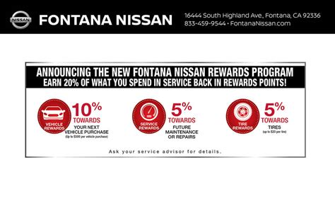 Specials Available Now on Expert Nissan Service from Fontana Nissan