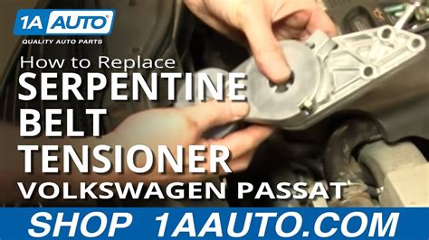 How To Install Replace Engine Serpentine Belt Tensioner Volkswagen