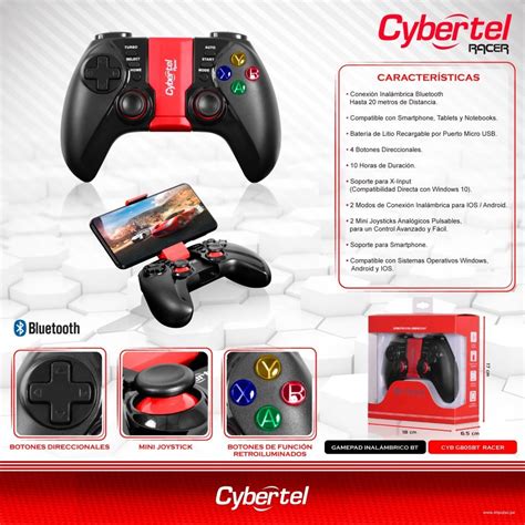 Gamepad Bluetooth Cybertel RACER CYB G805BT BYHOTECH