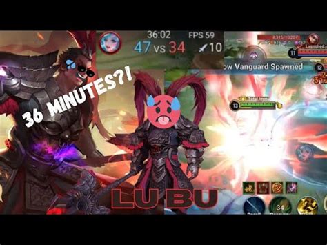 Lu Bu Ranked Insane Match Honor Of Kings YouTube