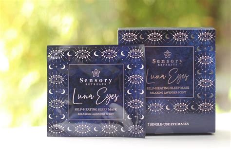 Sensory Retreats Luna Eyes Self Heating Eye Masks Box Of 7 Beauty At The Grove