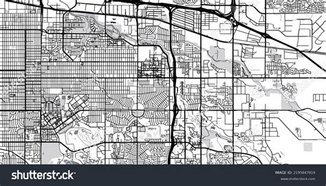 Urban Vector City Map Aurora Colorado Stock Vector (Royalty Free ...