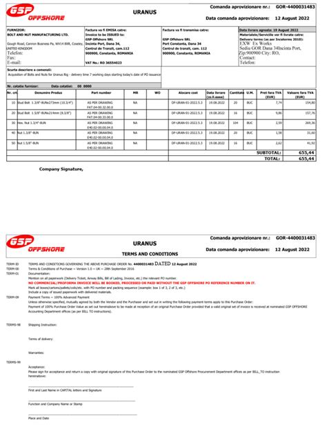 Gor 4400031483 Pdf Business Supply Chain Management