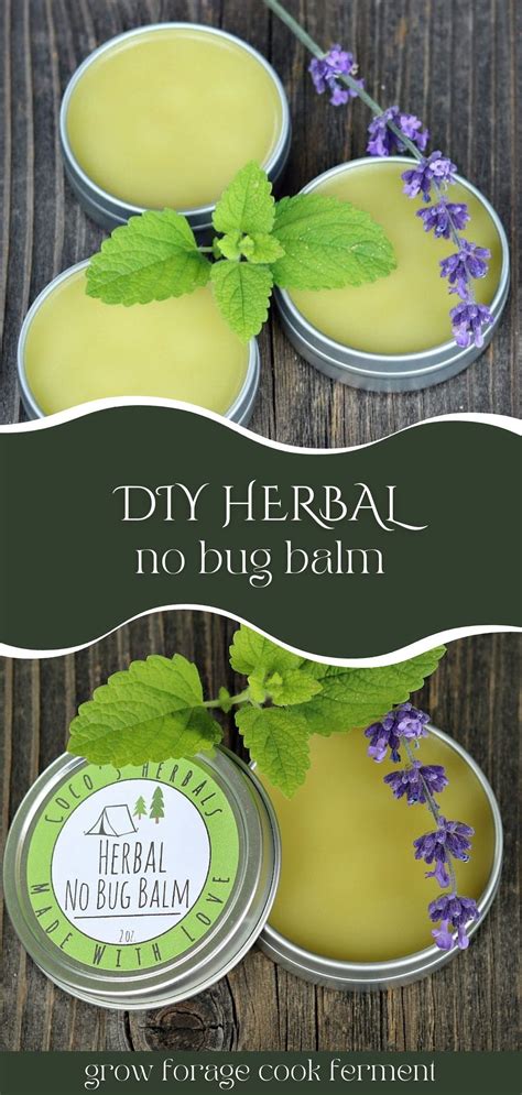 Diy Herbal No Bug Balm With Lemon Balm Recipe Herbalism Herbal