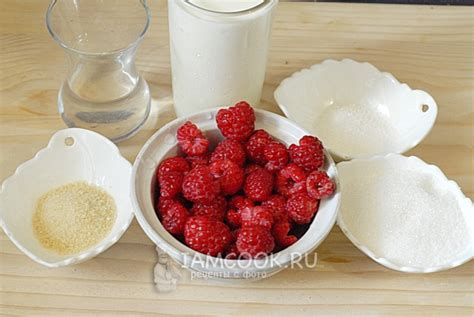 Малиновый мусс для торта — рецепт с фото пошагово