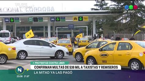 Multarán a taxistas y remiseros que obstruyeron el tránsito en protesta