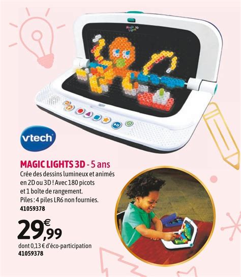 Promo Vtech Magic Lights D Chez Jou Club