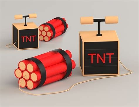 3D model TNT Dynamite VR / AR / low-poly | CGTrader