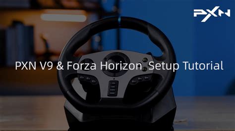 PXN V9 Gaming Steering Wheel PC Forza Horizon 5 Setup Tutorial