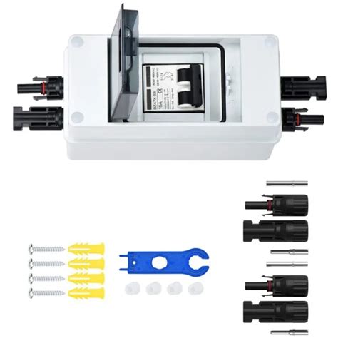 INTERRUPTEUR ISOLANT DC Syst Me Photovolta Que Disjoncteur 16A 2P Avec