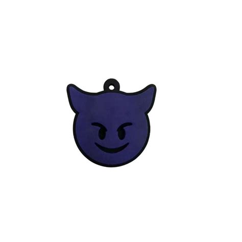 Chaveiro Emborrachado EMOJI DIABINHO CHAV 128 PAPELARIA