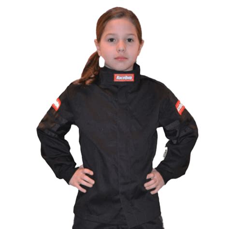 Racequip Kid S Sfi Racing Jacket Black