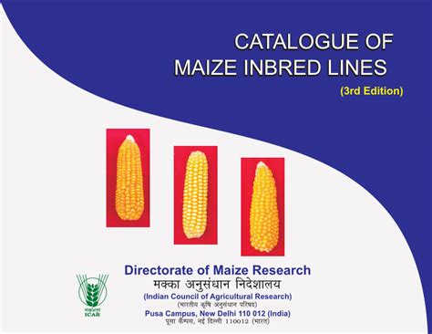 Pdf Catalogue Of Maize Inbred Lines