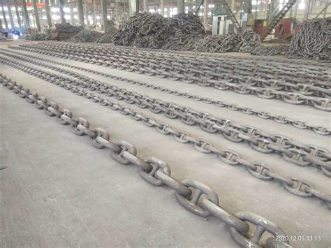 Black Bitument Anchor Chain Spot Goods Mooring Chain Factory And