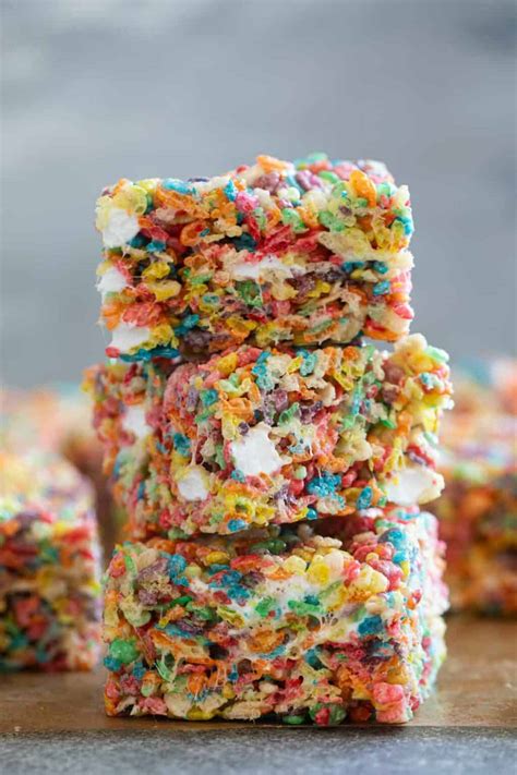 Fruity Pebble Rice Crispy Treats Taste And Tell