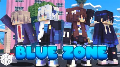 Blue Zone By Yeggs Minecraft Skin Pack Minecraft Bedrock