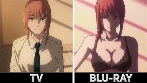 TV Vs Blu Ray ALL Differences Chainsaw Man Season 1 YouTube