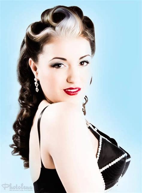 Pretty Pin Up Hair Retro Hairstyles