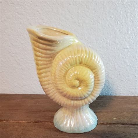 Vintage Snail Vase Etsy