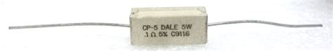 Rsq Cement Resistor Ohm Watt Axial Lead Mfr Dale Cp