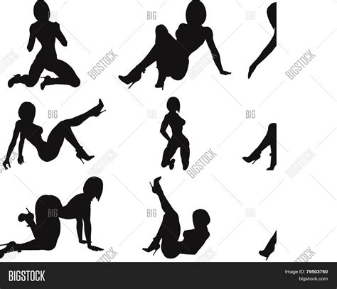 Silhouettes Women Curvaceous Vector And Photo Bigstock