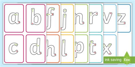 Letter Formation Cards Lower Case Teacher Made