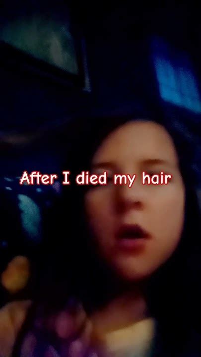 I Died My Hair Black Youtube