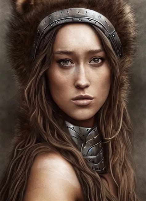 Alycia Debnam Carey As A Barbarian Warrior Stable Diffusion Openart