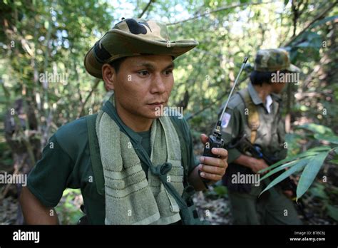 Karen National Union KNU Rebels In Burma Stock Photo Alamy