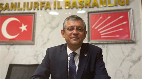 CHP Genel Başkan Adayı Özgür Özel Şanlıurfa da konuştu Pazartesi günü