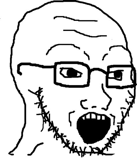 14 Kb Png Soyboy Wojak Clipart Large Size Png Image Pikpng