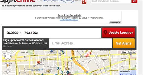 Spotcrime The Publics Crime Map Why Spotcrime Works