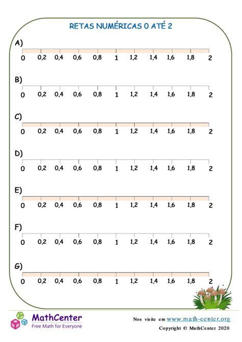 Quinto Ano Páginas De Aprendizagem Reta Numérica Com Frações Math Center