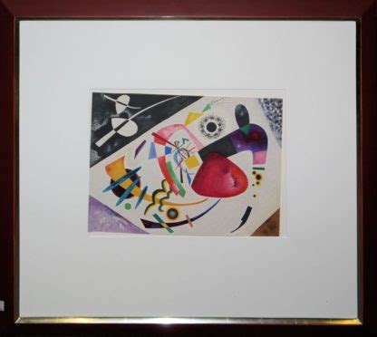 Wassily Kandinsky Roter Fleck Ii Farblithographie Dlm